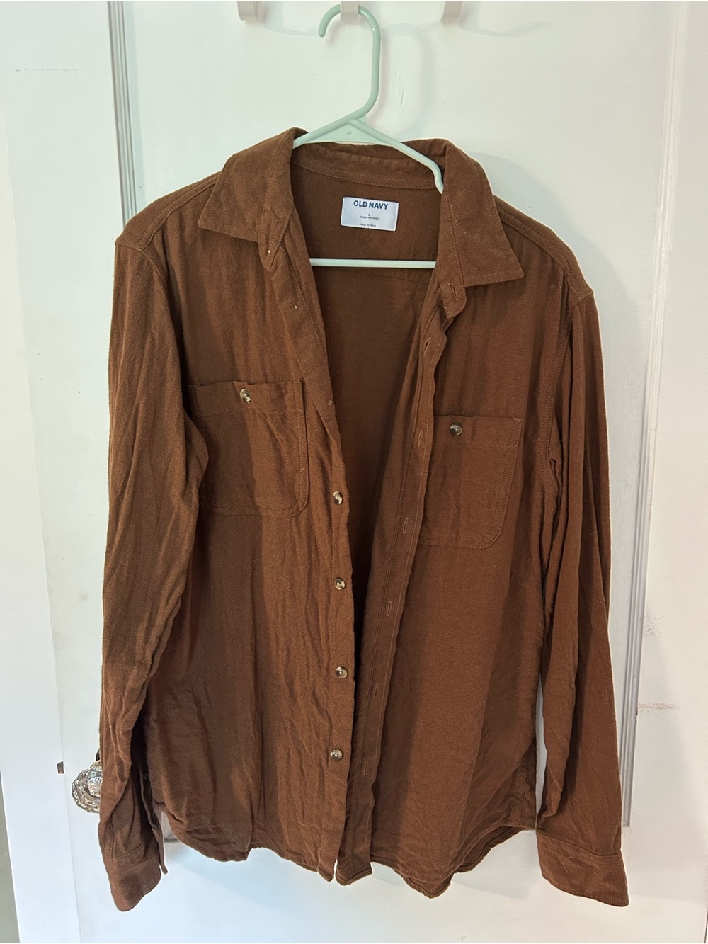Old Navy Brown Button-Up Shirt